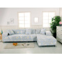 Anti Slip Sofa Cover L Shape Couch, New Products Printed L Shape Sofa Slip Covers/
