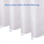 High-quality factory direct sales Shower curtain Waffle Weave Rustproof Metal Grommets Bathroom Showers