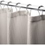 High-quality factory direct sales Shower curtain Waffle Weave Rustproof Metal Grommets Bathroom Showers