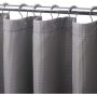 High-quality factory direct sales Shower curtain Waffle Weave Rustproof Metal Grommets Bathroom Showers