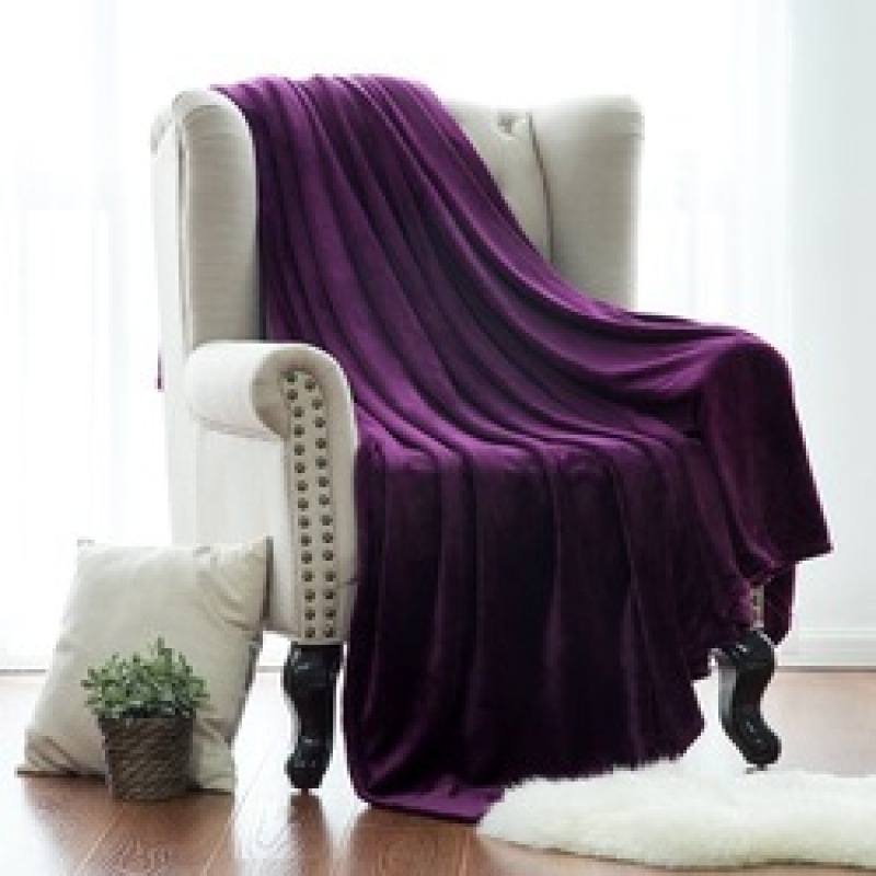 Super Soft Air Conditioning Eco Friendly 100% Polyester Blanket, 2020 Comfortable Wholesale Flannel Throw Blanket/