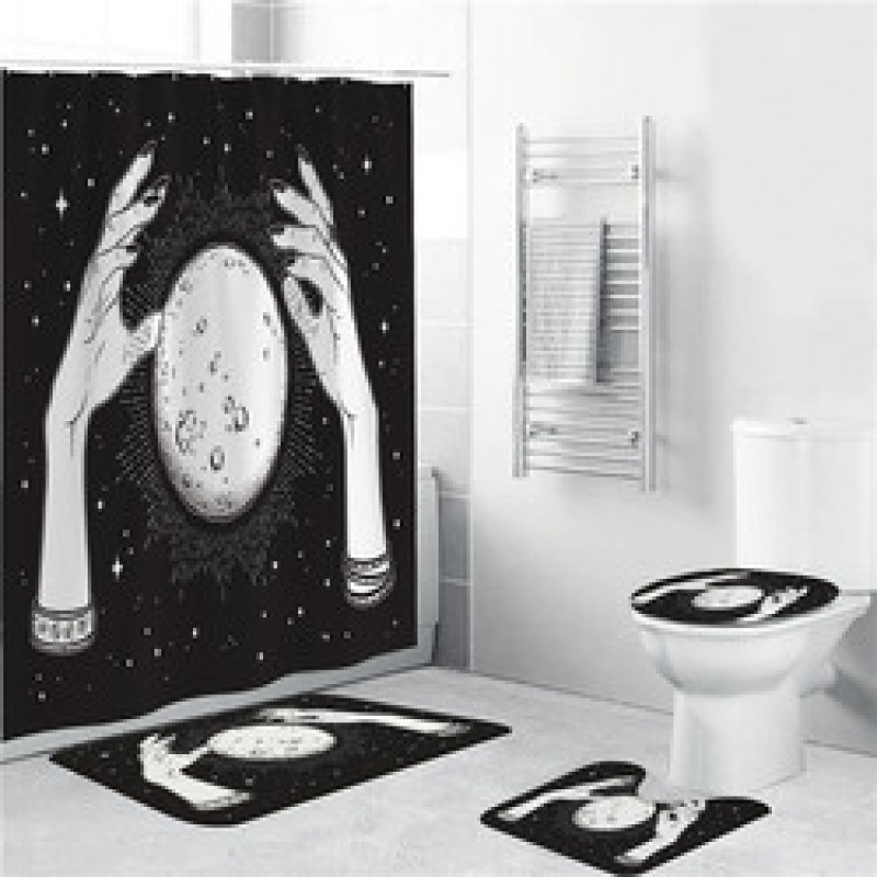 Fashion shower curtain, frog beach shower curtain/