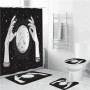 Fashion shower curtain, frog beach shower curtain/
