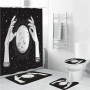Fashion shower curtain, frog beach shower curtain/