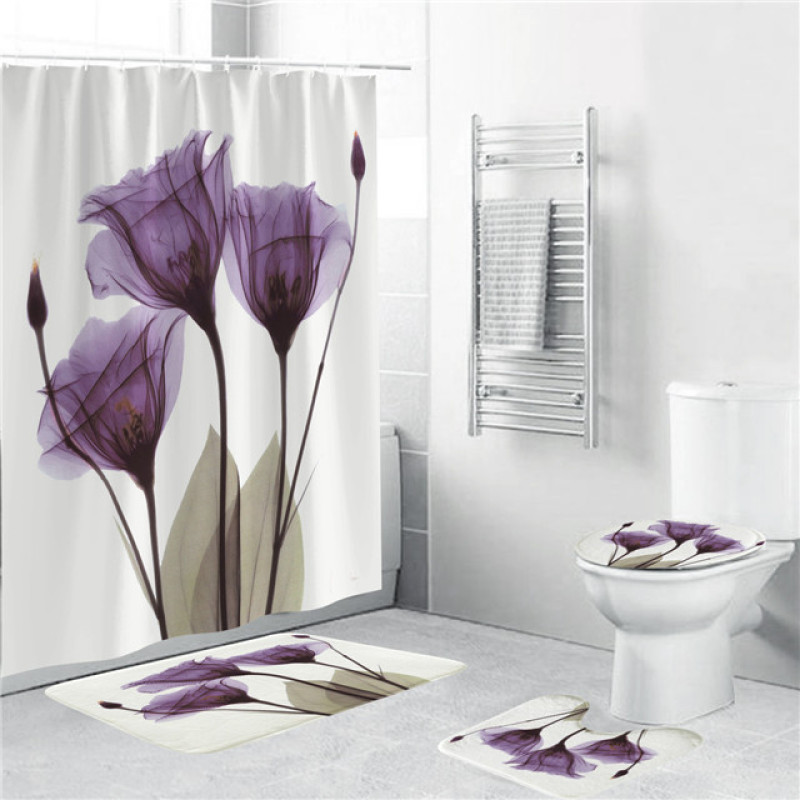 Fashion shower curtain, frog beach shower curtain/