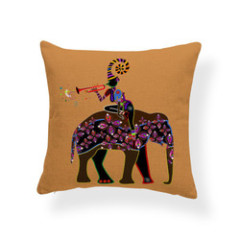African Tribal Women Digital Print Throw Pillow Cases Waist Home Decor Cushion Cover, Sofa Office Seat Cushion Cover/