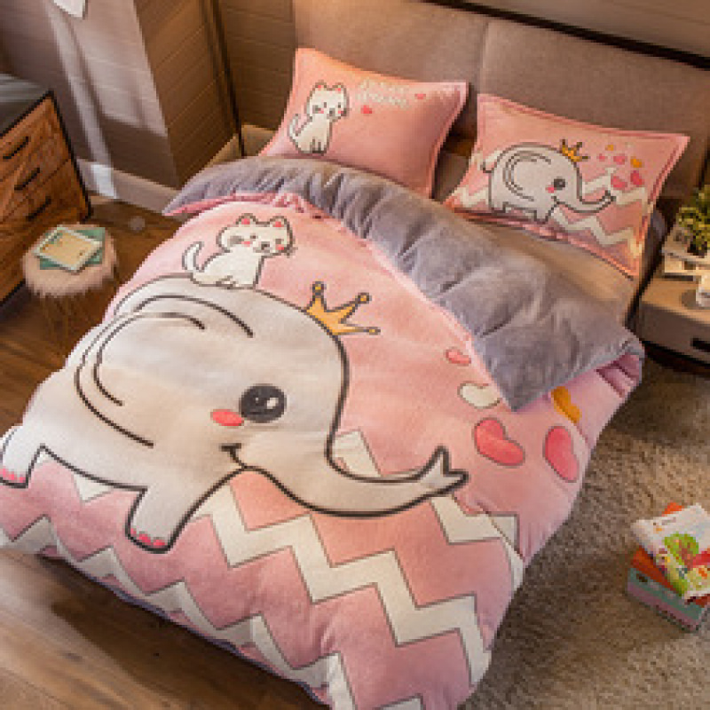 Stock Kids Bedding Set 100% Cotton Luxury, Custom Bedsheets Bedding Set King Size/