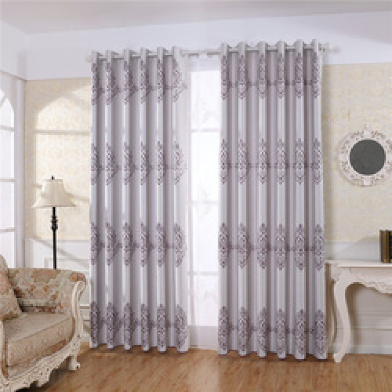 Textiles New Design 100% Polyester Fancy Office luxury Jacquard Curtain