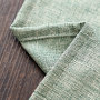 Custom Color cotton linen fabric solid color rectangular round Tablecloth for living room coffee table/