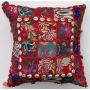 Indian Handmade Pillow With Tassel Shell Vintage Patchwork Cushion Cover 45x45cm,Cheap Cushion Cover/