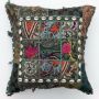 Indian Handmade Pillow With Tassel Shell Vintage Patchwork Cushion Cover 45x45cm,Cheap Cushion Cover/