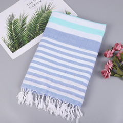 Tassels Turkish Beach Towel, Striped Tassels Turkish Beach Towel,  Turkish Beach Towel#