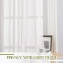 High-quality factory direct sales Linen curtain , bedroom wave window balcony gauze curtain #