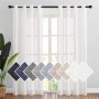 High-quality factory direct sales Linen curtain , bedroom wave window balcony gauze curtain #