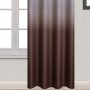 Wholesale Black and White Darkening Gradient Color Symmetrical Ombre Bedroom Grommet Curtains, Cheap Polyester Blackout Curtain/