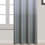 Wholesale Black and White Darkening Gradient Color Symmetrical Ombre Bedroom Grommet Curtains, Cheap Polyester Blackout Curtain/
