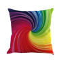 Colorful Cushion Covers Abstract Crayon Throw Pillow Case Cover Set of 4 (Colorful) for Sofa Car Cousion Bed