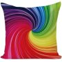Colorful Cushion Covers Abstract Crayon Throw Pillow Case Cover Set of 4 (Colorful) for Sofa Car Cousion Bed