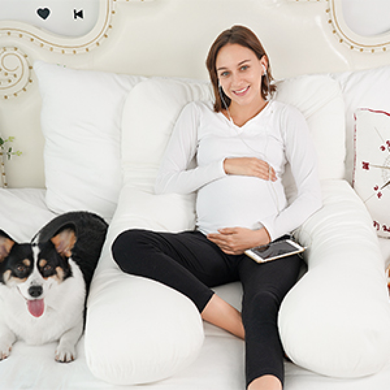 U Shaped Pregnancy Pillow - Maternity Pillow Body 100% Polyester 60 10 Pieces Accept Customized Logo Polyester / Cotton YK 200TC