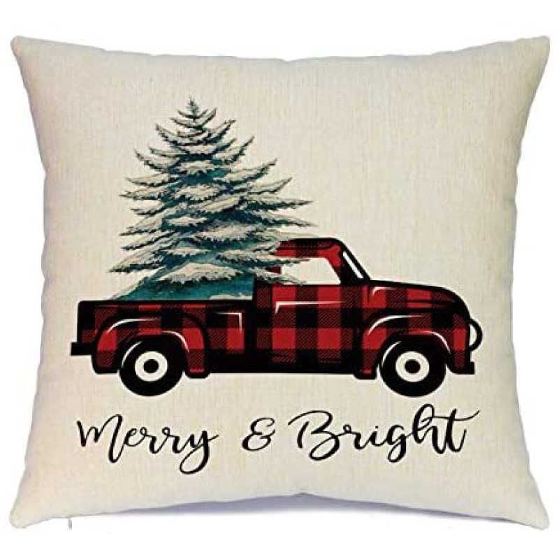 Christmas Cushion Cover Merry Christmas Decor for Home 2021 New Designs Pillowcase/