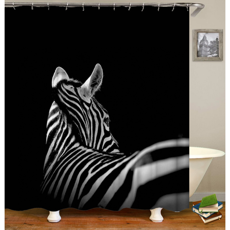 cheap customer print New Game Style bathroom shower curtain sets for bathroom used with rugs and hooks for boys/
