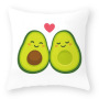 High Quality Cute Avocado Pattern Nordic Seat Cushion Cover, Customized Decorative Sofa Chair Cafe Cushion Covers/