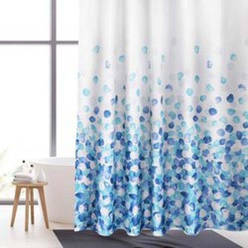 Hotel Bathroom Waterproof Shower Curtain, Striped shower curtain