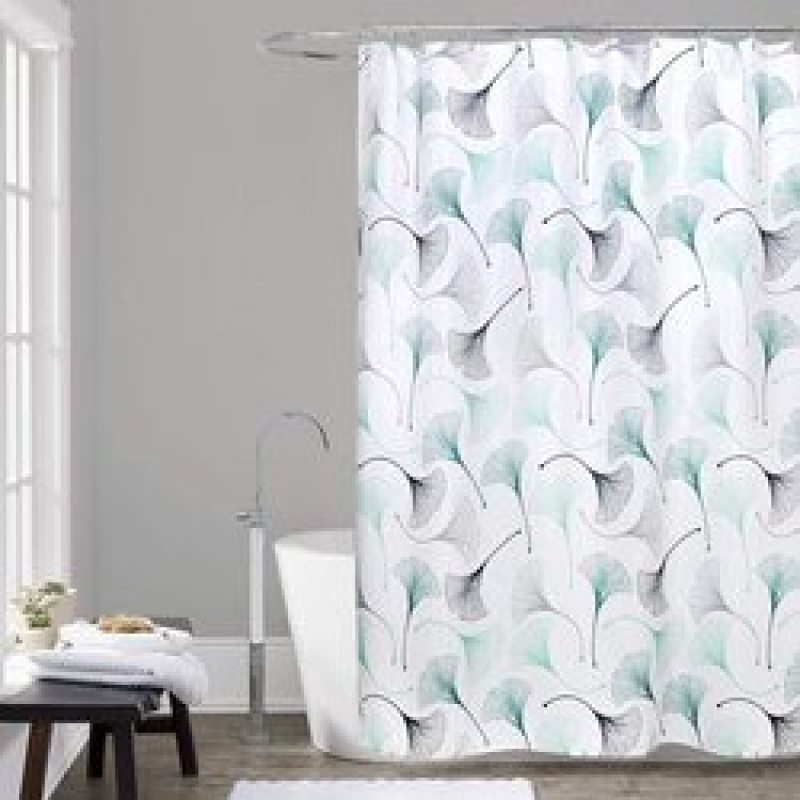 Hotel Bathroom Waterproof Shower Curtain, Striped shower curtain