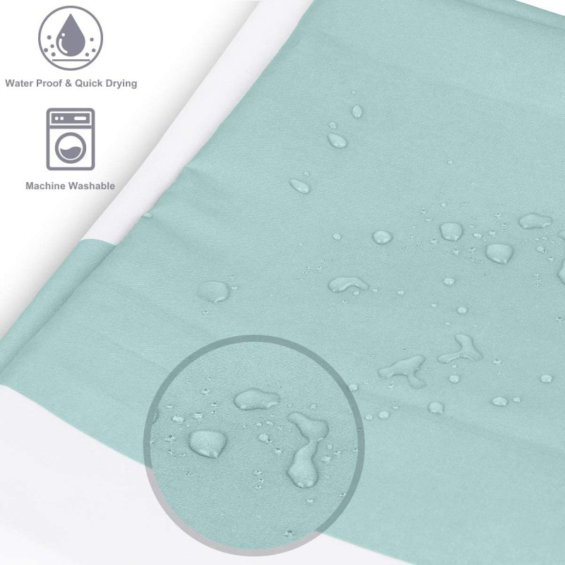 Hotel Bathroom Waterproof Shower Curtain, Striped shower curtain