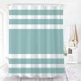 Hotel Bathroom Waterproof Shower Curtain, Striped shower curtain