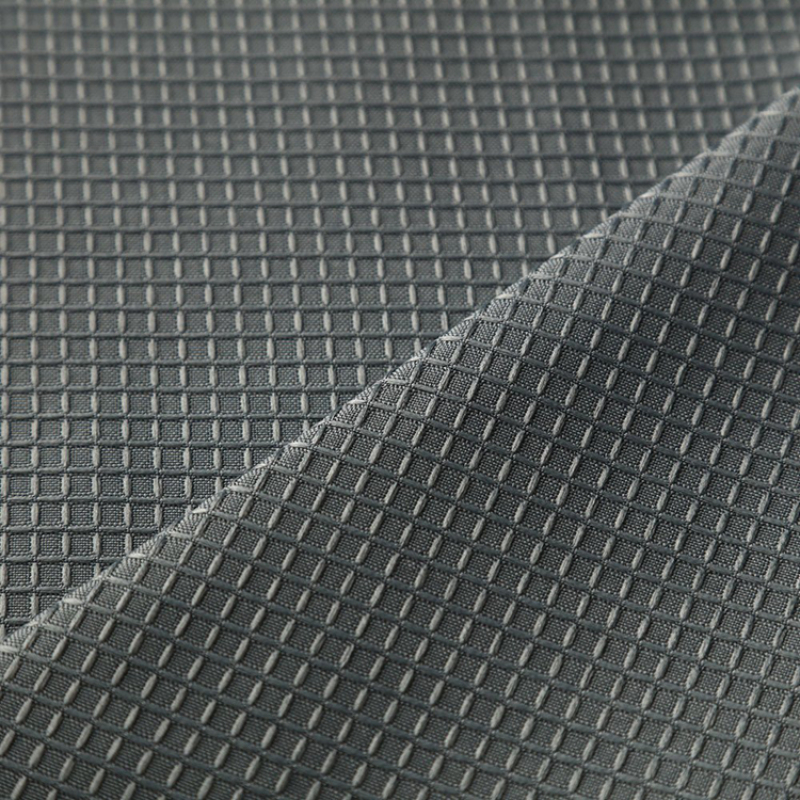 Better Design Mildew Resistant Waffle Weave Fabric Shower Curtain