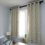 elegant polyester floral patterned printed voile sheer curtains, European style dust proof curtains