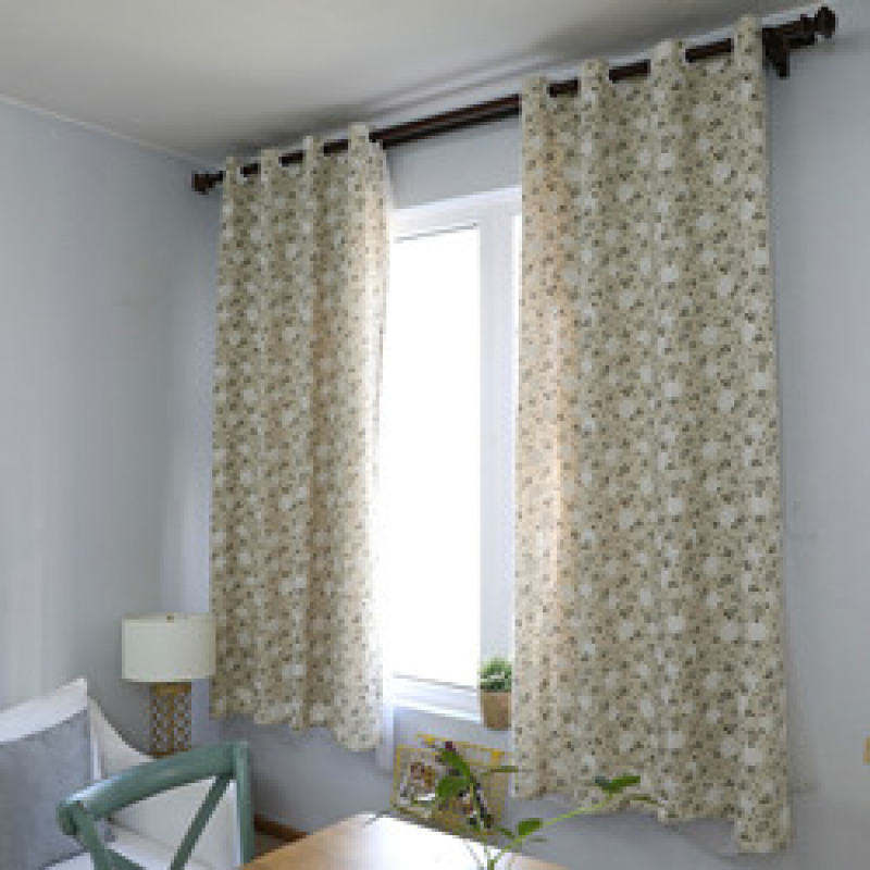 elegant polyester floral patterned printed voile sheer curtains, European style dust proof curtains