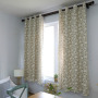 elegant polyester floral patterned printed voile sheer curtains, European style dust proof curtains