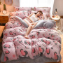 Wholesale Children Bedding Sheet Set, 4 Pcs Printed Cotton Bedding Sets