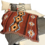 Amazon Ethnic Style Retro Blanket, Indian Ethnic Creative Geometric Totem Tapestry Sofa Blanket Aliexpress/