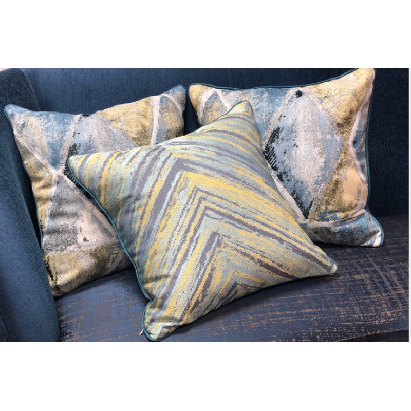 Nordic Style  Blue Cushion Cover, Car Cushion Cover /