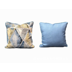Nordic Style  Blue Cushion Cover, Car Cushion Cover /