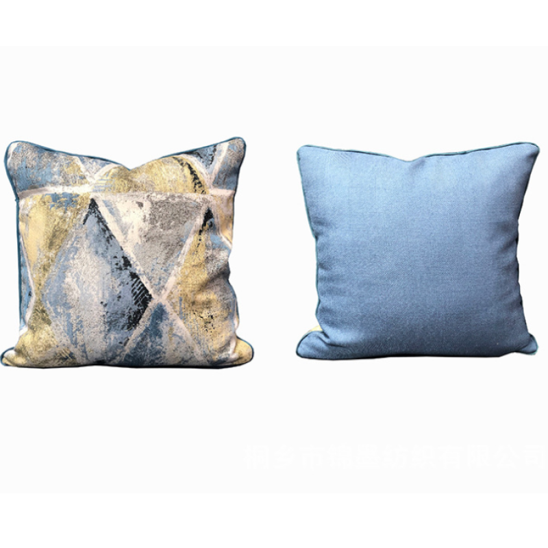 Nordic Style  Blue Cushion Cover, Car Cushion Cover /