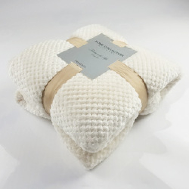 BeddingOutlet Flannel Fleece Throw Blanket Couverture Polaire Blanket Solid Color Bedspread Plush Cover for Bed Sofa Dropship
