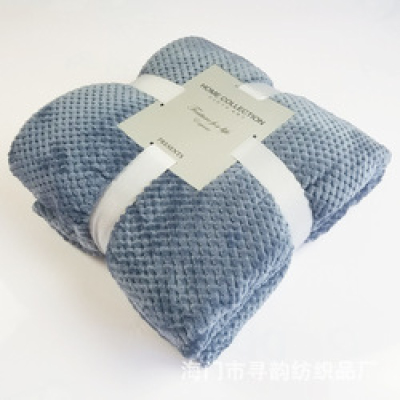 BeddingOutlet Flannel Fleece Throw Blanket Couverture Polaire Blanket Solid Color Bedspread Plush Cover for Bed Sofa Dropship