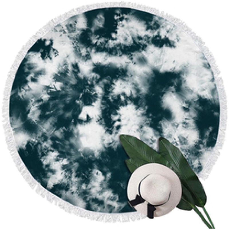 High Quality Printed Microfiber Round Beach Towel,Custom Logo Beach Towel*