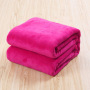 Home textile autumn and winter flannel wool blanket warm soft coral fleece blanket bedding adult solid bed cover sofa bed cover