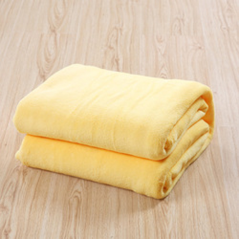 Home textile autumn and winter flannel wool blanket warm soft coral fleece blanket bedding adult solid bed cover sofa bed cover