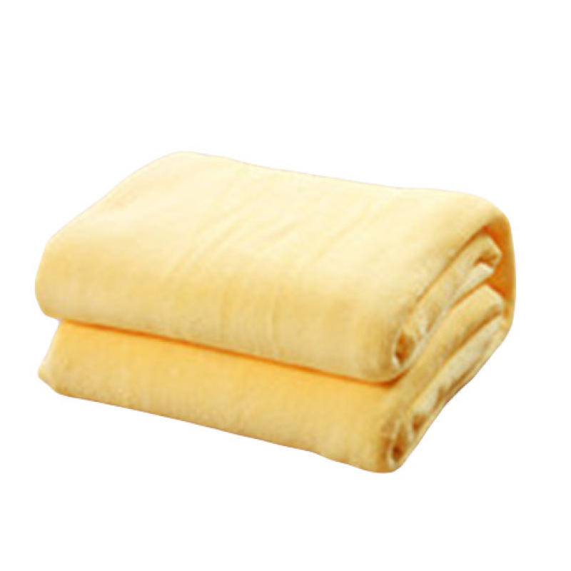 Home textile autumn and winter flannel wool blanket warm soft coral fleece blanket bedding adult solid bed cover sofa bed cover