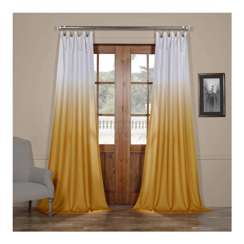 New Product Ideas 2019 Theater Used Cortinas Para Sala, China Suppliers Flax Linen Curtain Living Room 100% Polyester Bead Rope
