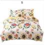 Cheap bedding set full size, dark blue 100% cotton bedding set #