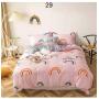Cheap bedding set full size, dark blue 100% cotton bedding set #