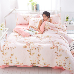 Wholesale Korean Quilted Bedding Comforter Sets, 4 Pcs Bedsheet Bedding Sheet Set