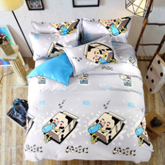 Wholesale Korean Quilted Bedding Comforter Sets, 4 Pcs Bedsheet Bedding Sheet Set